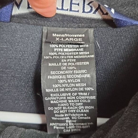 VTG Arc’teryx Sigma AR Windstopper Jacket Red XL Fleece Full Zip - Picture 7 of 15